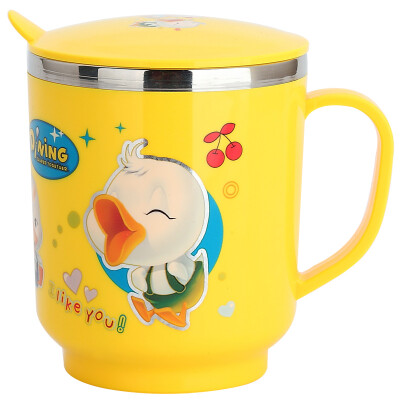 

[Jingdong Supermarket] US kitchen (maxcook) 304 stainless steel cup cup 320ml with double-layer insulation MC7774-A anti-hot seal leak-proof easy to carry