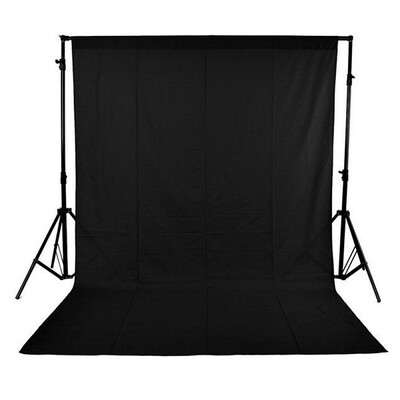 

16 x 3M 5 x 10FT Photography Studio Non-woven Backdrop Background Screen 3 Colors for Option Black White Green