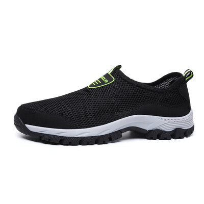 

New Outdoor Air Mesh Beach Shoes Breathable Comfort Men Shoes Casual Large Size 39-48 Men Slip On Outside Fashion Shoes