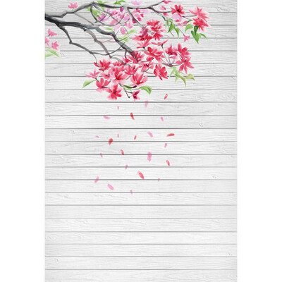 

Falling Petals Photo Backdrop 57FT Vinyl Fabric Cloth Digital Printing Photo Background f-2204