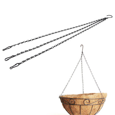 

Pop 55cm Weight-bearing Iron PlantFlower Basket Holder Hanging Chain Hook