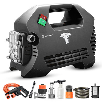 

LUTIAN household car washing machine high pressure 220v portable self-priming electric car wash artifact car supplies brush car pump car wash tools