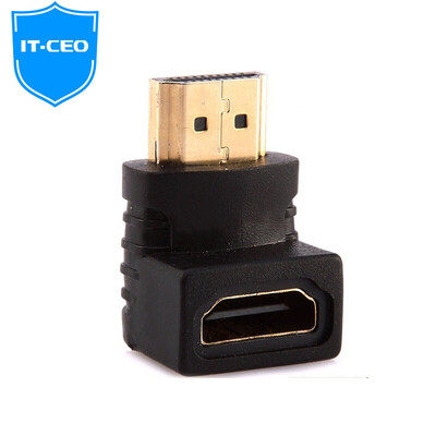 

IT-CEO Mini HDMI Adaptor Mini HDMI Turn HDMI Male to Female HD Interface Tablet Conversion Header Black J01651