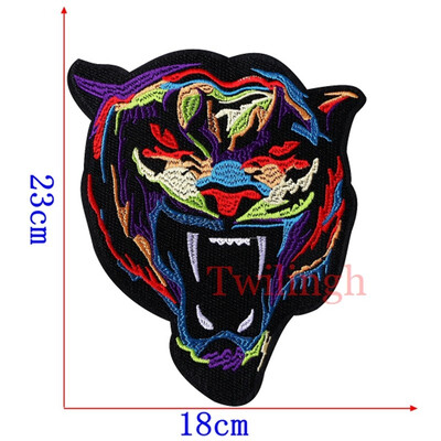 

twilingh Patches Sewing Iron-On Accessories Colorful Embroidered Sequined Patches For Clothing