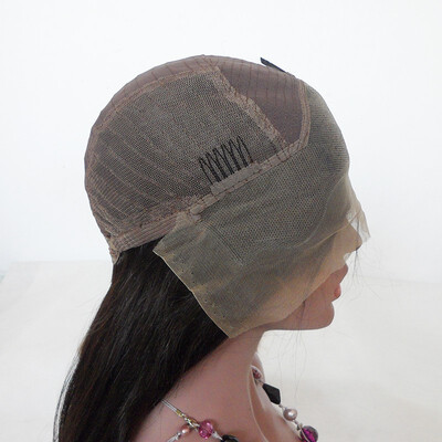 

9A Malaysian Straight Virgin Human Hair Wigs Full Lace Pre Plucked Lace Frontal Wigs For Black Women With Baby Hair Bleached Knots