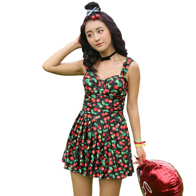 

QIHAI Ladies swimsuits with steel brackets chests piece swimwear