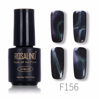 

ROSALIND Gel 1S New Arrival 3D Magnetic Cat Eye Nail Gel Varnish Soak Off UV Glitter Manicure Gel Polish Long-lasting Nail Art