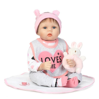 

55cm Doll Silicone Reborn Handmade Realistic Baby Dolls 22 Inch Vinyl Bebe Reborn Babies Toys