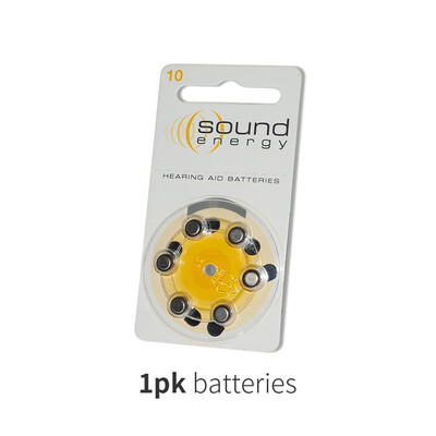 

Аккумуляторы для слуховых аппаратов 6PCS / 1 Card Zinc Air 10 / A10 Высокопроизводительные долговечные наушники