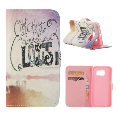 

MOONCASE ЧЕХОЛ ДЛЯ Samsung Galaxy S6 Flip PU Leather Fold Wallet Card Slot Kickstand Back [Pattern series] /a03