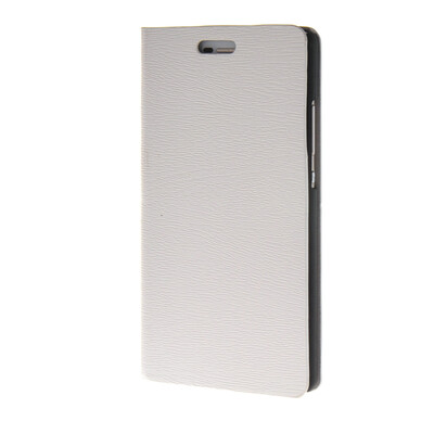 

MOONCASE Leather Side Flip Wallet Card Holder Stand Shell Pouch ЧЕХОЛ ДЛЯ Huawei Ascend P8 White
