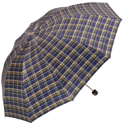 

Jingdong Supermarket] Paradise umbrella UPF50 + increase the reinforcement of high-density polyester color Dingge three fold business sunny umbrella umbrella F Tibetan 359D