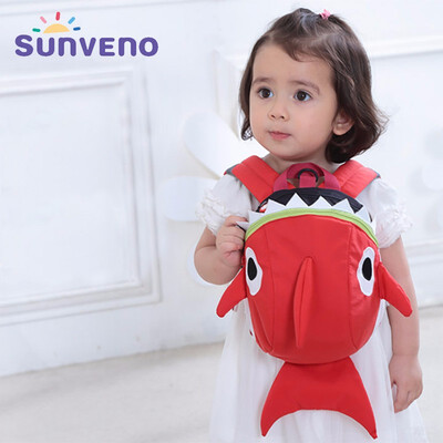 

Sunveno Cartoon Baby Backpack High Capacity School Bag Baby Toddler Safety Harness Anti-lost Backpack Strap Walker Bag for Baby 3-