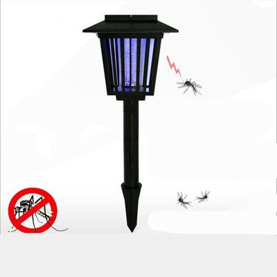 

Summer UV LED Solar Powered Outdoor Mosquito Repeller LED night light Anti Mosquito Insect Pest Bug Zapper Killer
