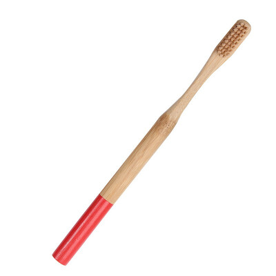 

1PCS Oral Care Teeth Brushes Natural Bamboo Toothbrush Bamboo Charcoal Toothbrush Wood Handle Toothbrush Portable Brush