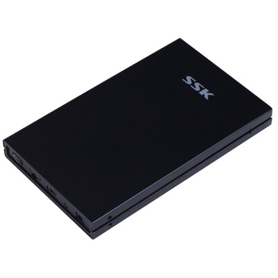 

Biao Wang (SSK) SHE066 day fire 2.5 inch USB2.0 mobile hard disk box sata interface support SSD support notebook hard drive black