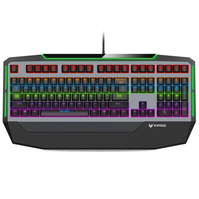 

Rapoo V710 смешанный цвет игровой подсветкой механические клавиатуры игровой клавиатуры с подсветкой клавиатуры черный черный вал