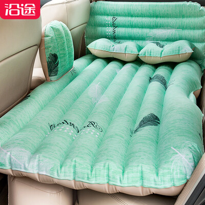 

Car inflatable bed along the way with head guards car rear row air mattress car shock travel air bed bed car sedan sleeping pad self-driving equipment supplies feathers N25