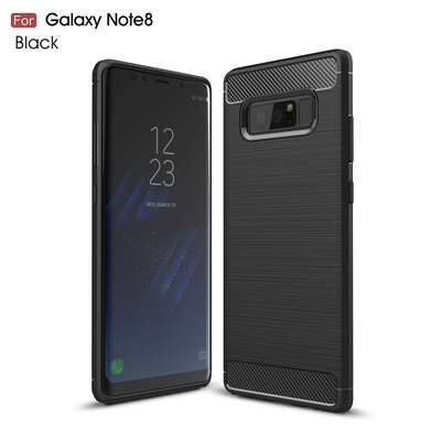 

Goowiiz Phone Case For Samsung Galaxy Note 8J7 Max Fashion Slim Carbon Fiber TPU Soft Silicone Prevent falling