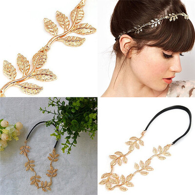 

MyMei Forehead Leaf Festival Hippy Head Hair Band Gold Hot Sale
