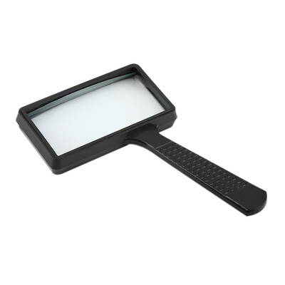 

1pc 4X Rectangular Handheld Large Reading Magnifying Glass Magnifier New