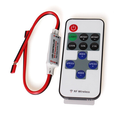 

6/10/44 Keys Wireless IR Remote Control For RGB MIni LED Strip Light Lighting