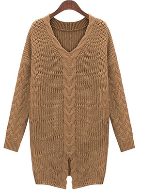 

XXL 3XL 4XL 5XL plus size cotton casual fall winter 2018 long gray maroon women sweaters long sleeve plus size solid v neck