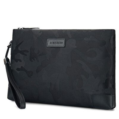 

Scarecrow MEXICAN Mens Handbag Fabric Fashion Lightweight Large Capacity Casual Mens Single Handle Envelope Bag MMHD02181724 Black