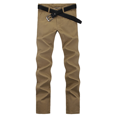 

Zogaa Korean Mens Pants Casual Slim Fashion Pure Cotton Straight