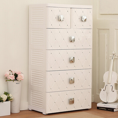 

Also ya plastic drawer storage cabinet clothing storage cabinet finishing box five layers