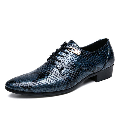 

VenierLL Mens Business Leather Shoes Lace Up Casual Dress Office Wedding Shoes