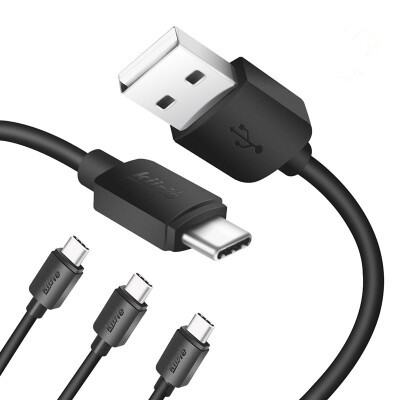

Kiirie USB Type C Cable, 3 шт. 【0,3 м, 1 м, 2 м】 USB Тип A к типу C Кабель для зарядки данных для устройств типа C USB