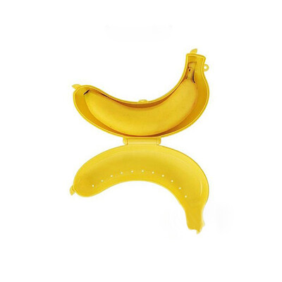 

mymei Hot Fruit Banana Food Protecter Box Holder Case Lunch Container Easy Storage