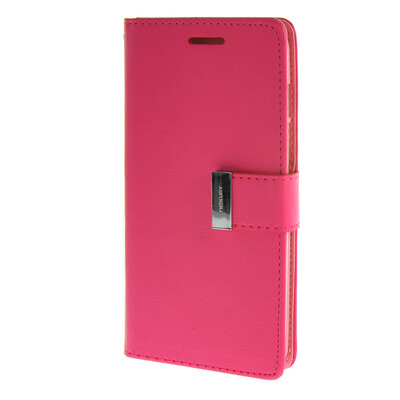 

MOONCASE чехол для Asus Zenfone 5 Flip Leather Wallet Card Slot Bracket Back Cover Hot pink