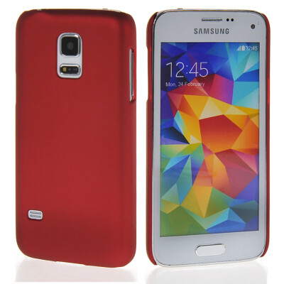 

MOONCASE Hard Rubberized Rubber Coating Devise Back Case Cover for Samsung Galaxy S5 Mini Red