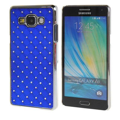 

MOONCASE Galsxy А5 Футляр Роскошные Chrome горный хрусталь Bling Звезда задняя крышка чехол для Samsung Galsxy А5 темно-синий