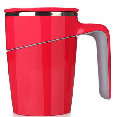 

Jingdong Supermarket Taiwan Artiart fashion creative cover with a mug cup cup stainless steel liner creative mug cup without a cup business office red