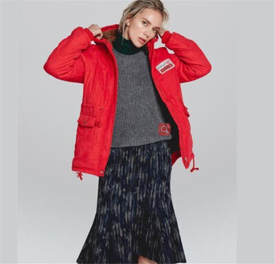 

Winter new arrival womens hooded long large size cotton-padded coat