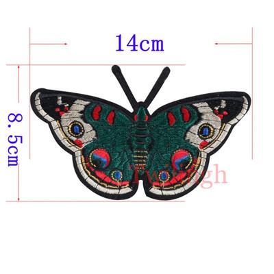 

twilingh Patches Sewing Iron-On Accessories Fish Embroidered Sequined Patches For Clothing