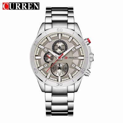 

Curren 8275 new 2017 top brand luxury Watch Men relogio masculino quartz watch fashion casual alloy wristwatches