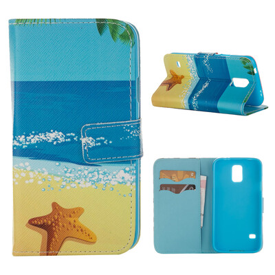 

MOONCASE ЧЕХОЛ ДЛЯ Samsung Galaxy S5 Flip PU Leather Fold Wallet Card Slot Kickstand Back [Pattern series] /a18