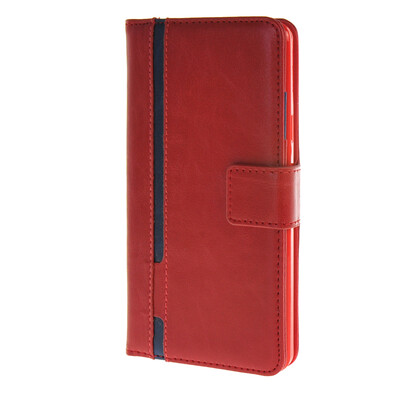 

MOONCASE Senior Leather Flip Wallet Card Slot Bracket Back чехол для Cover Samsung Galaxy A7 красный