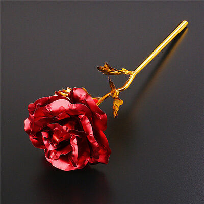 

Multi-Color Plated Rose Romantic Valentines Day Lover Friend Best Gift DSUK NEW