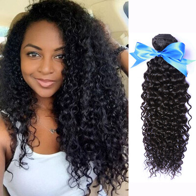 

WYF 8A Virgin Hair Curly Hair 3 Bundles Indian Unprocessed Human Hair Curly Hair 100gpcs