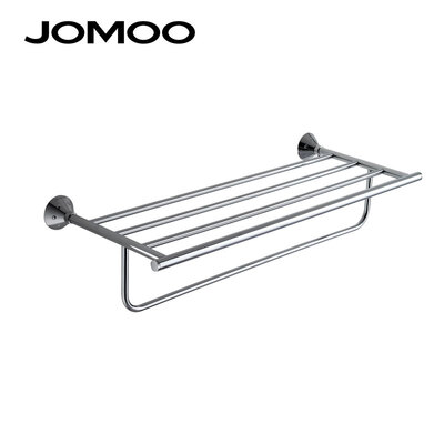 

JOMOO Настенный держатель башни Вешалка для ванной комнаты Ванная комната Полка с полотенец латуни Хром Полотенце Полка с крючками