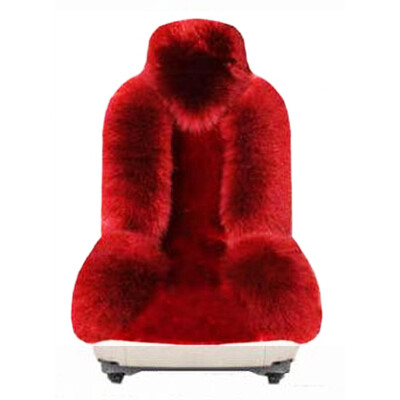 

1PCS Side Long Wool Front Universal Car Seat Covers Australian Pure Natural Fur Seat CoverSuper Warm Winter Car Cushion WSC_02