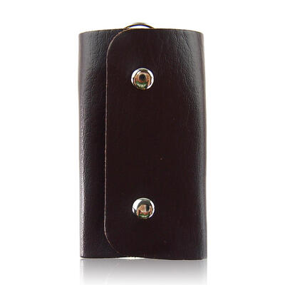 

Protable Unisex Leather Mens Pouch Bag Key Holder Accessory 6 Key Chain Wallet Case