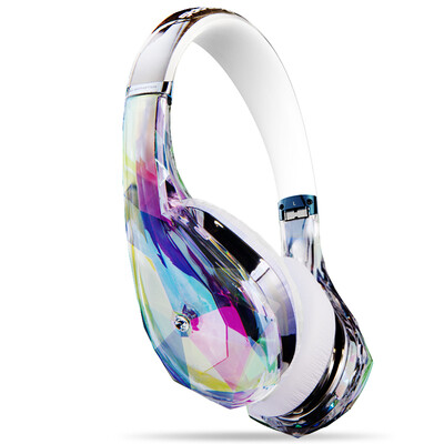 

Monster Diamondz Diamond Tighten Headset Earphone Stylish Foldable Headset Stylish Dual Audio Music Headset Crystal Color