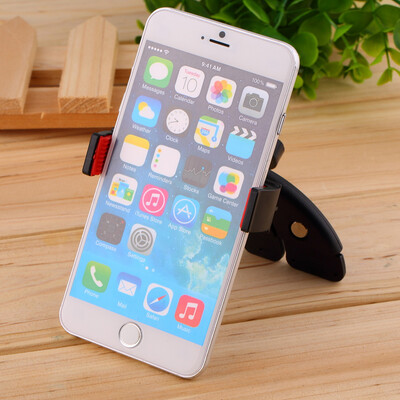 

Universal Car CD Slot Phone Mount Holder Stand Cradle For Mobile Phone Black&Red