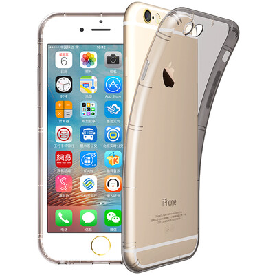 

BIAZE Apple, 6 / 6S Плюс телефон оболочки iPhone6 ​​/ 6S Plus все включено защитный рукав мягкой оболочки падение сопротивления прозрачный серый воздушный шар серии JK07-